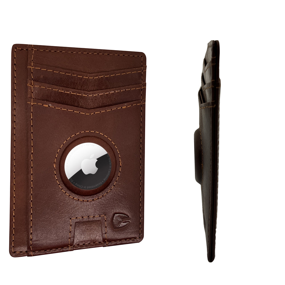 Slim Minimalist AirTag Wallet with Built-in AirTag holder