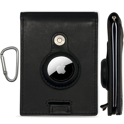 Smart Pull Tab minimalist AirTag wallet with Removable AirTag holder
